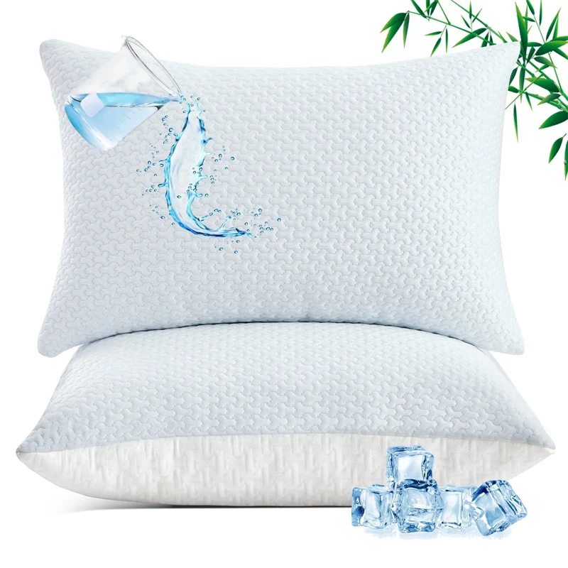 TPU-laminerat 40% bambu 60% polyester stickat örngott